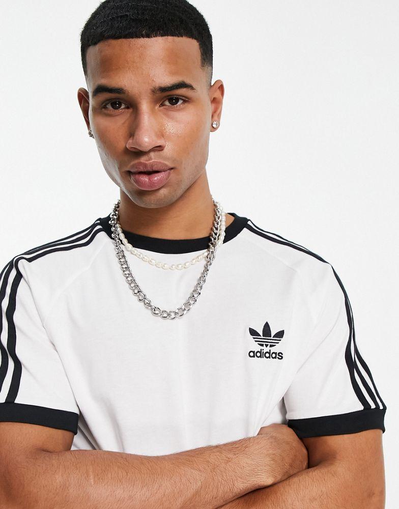 adidas originals 3 stripes ringer tee