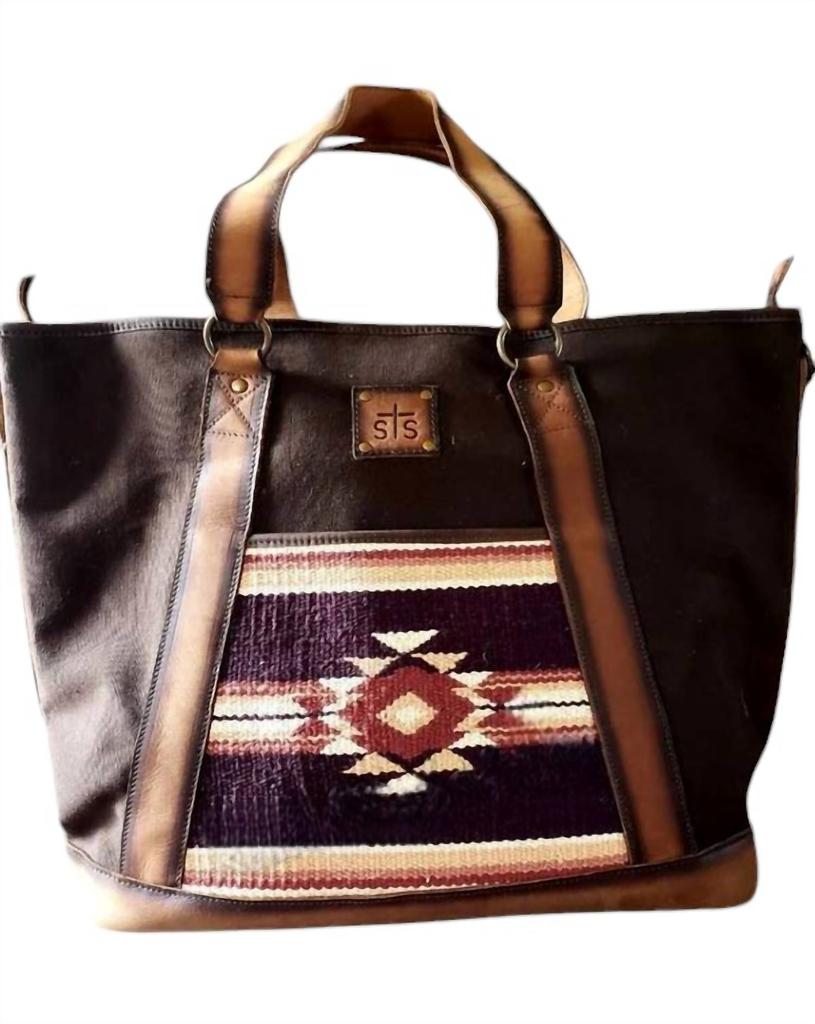 STS Ranchwear Women's Sioux Falls Carry All Tote Bag In Brown