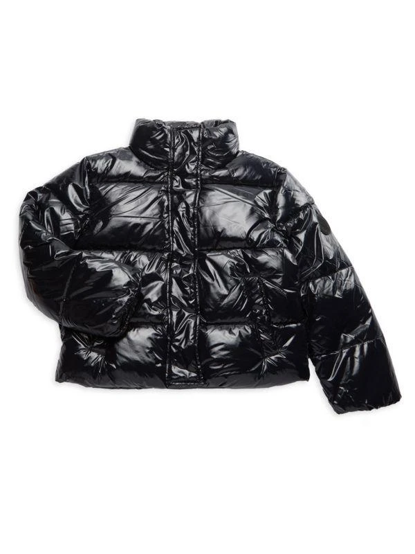 NOIZE Girl's Cropped Puffer Jacket 1