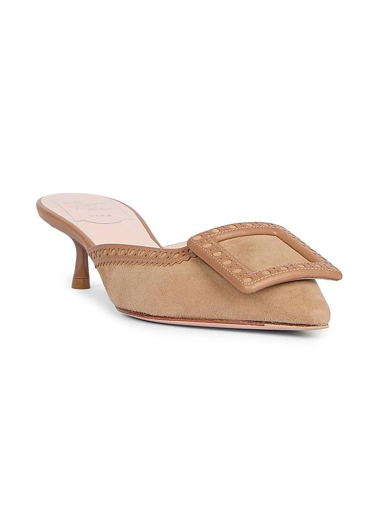 Roger Vivier I Love Vivier 45MM Suede Mules 2