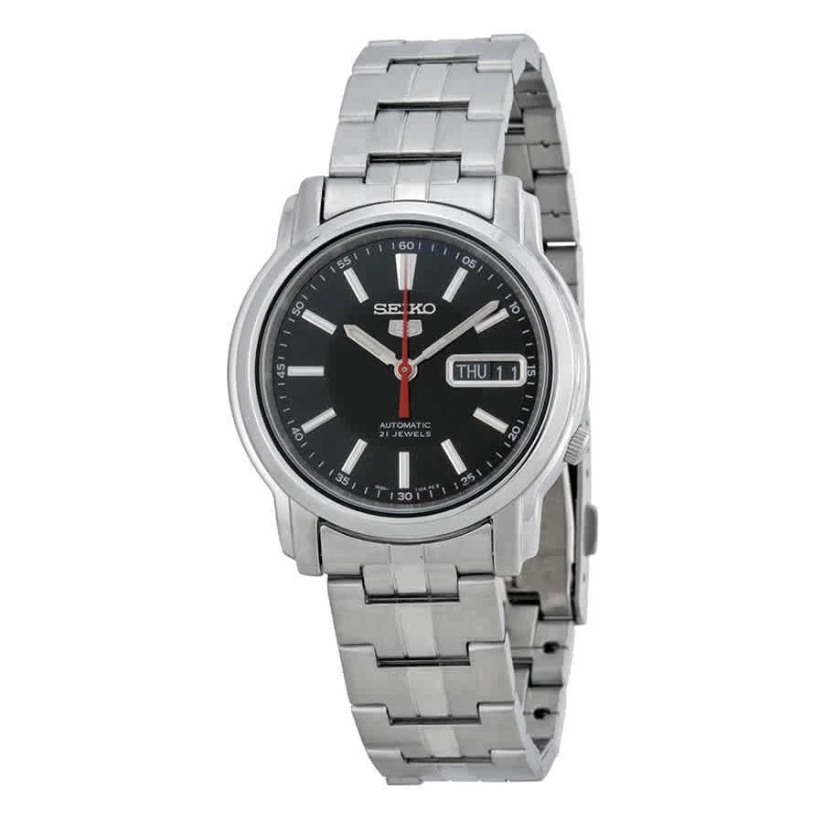 Seiko Seiko Series 5 Automatic Black Dial Stainless Steel Watch SNKL83 1