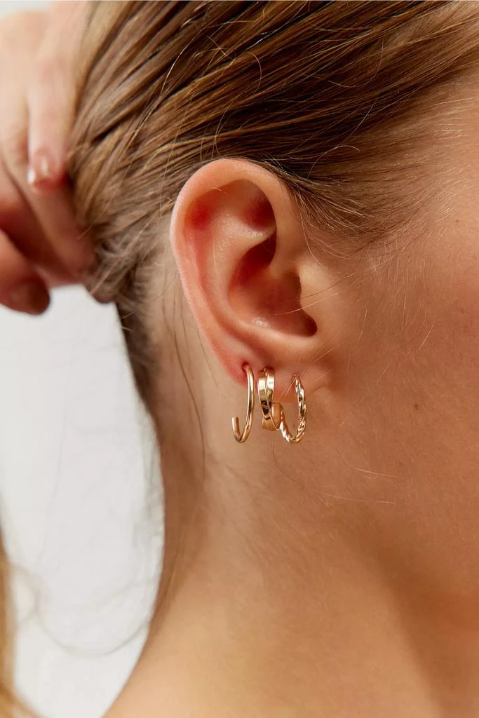Urban Outfitters Ebbie Hoop Earring Set 1