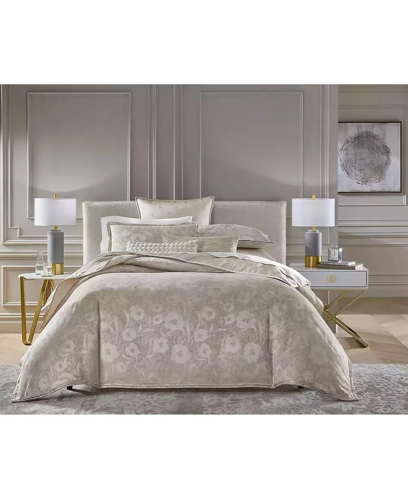 Hotel Collection Shadow Floral Micropleated Decorative Pillow, 14" x 22", Exclusively at Macy's 3