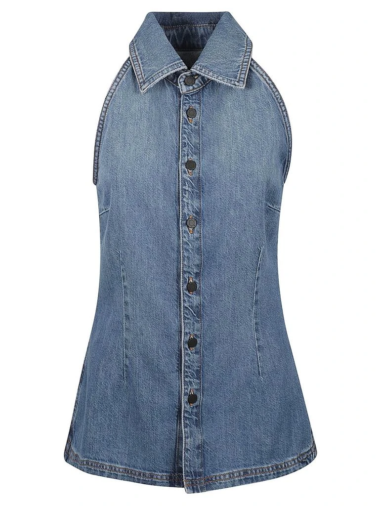 3 X 1 3X1 Halter Denim Top 1