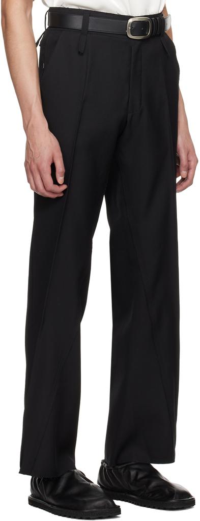 Bianca Saunders Black Pen Trousers