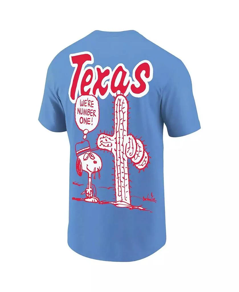 Ripple Junction Men's Royal Peanuts Texas Baseball T-Shirt 3