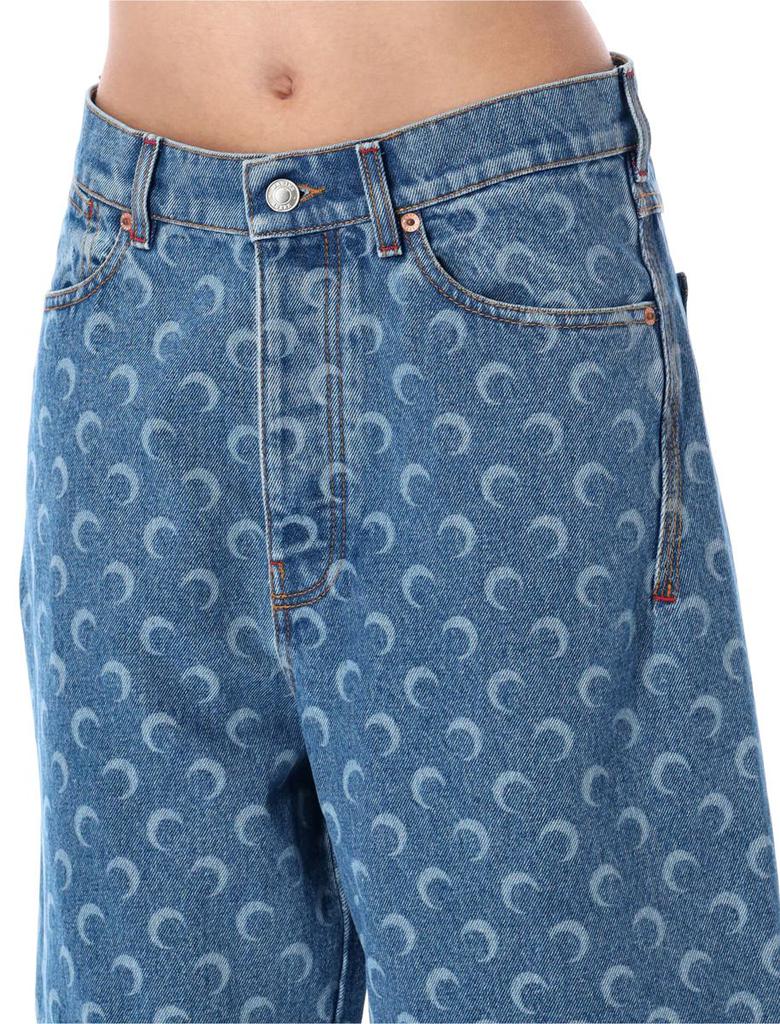Marine Serre Moon Laser Demin Bermudas – On Sale Now with Up to 23