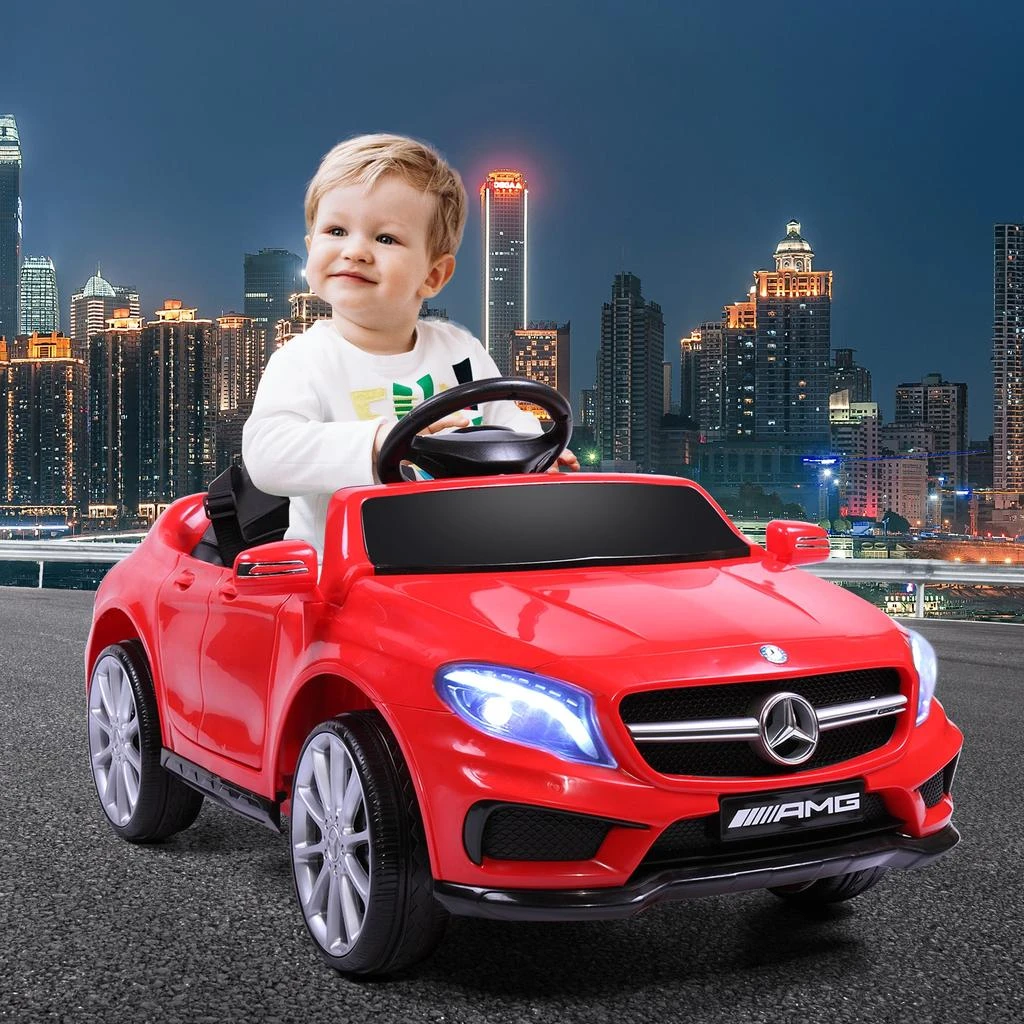 Streamdale Furniture Streamdale Mercedes-Benz Licensed Red Electric Ride-On Car with Remote Control 1