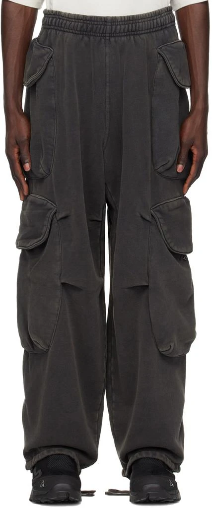 Entire Studios Black Heavy Gocar Cargo Pants 1