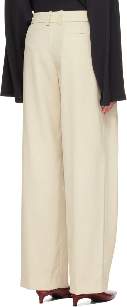 The Frankie Shop Beige Daytona Trousers 3