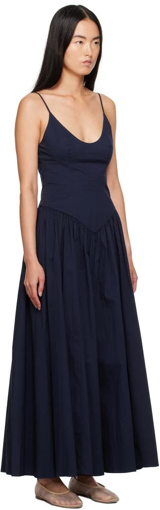 Staud Navy Dena Midi Dress 2