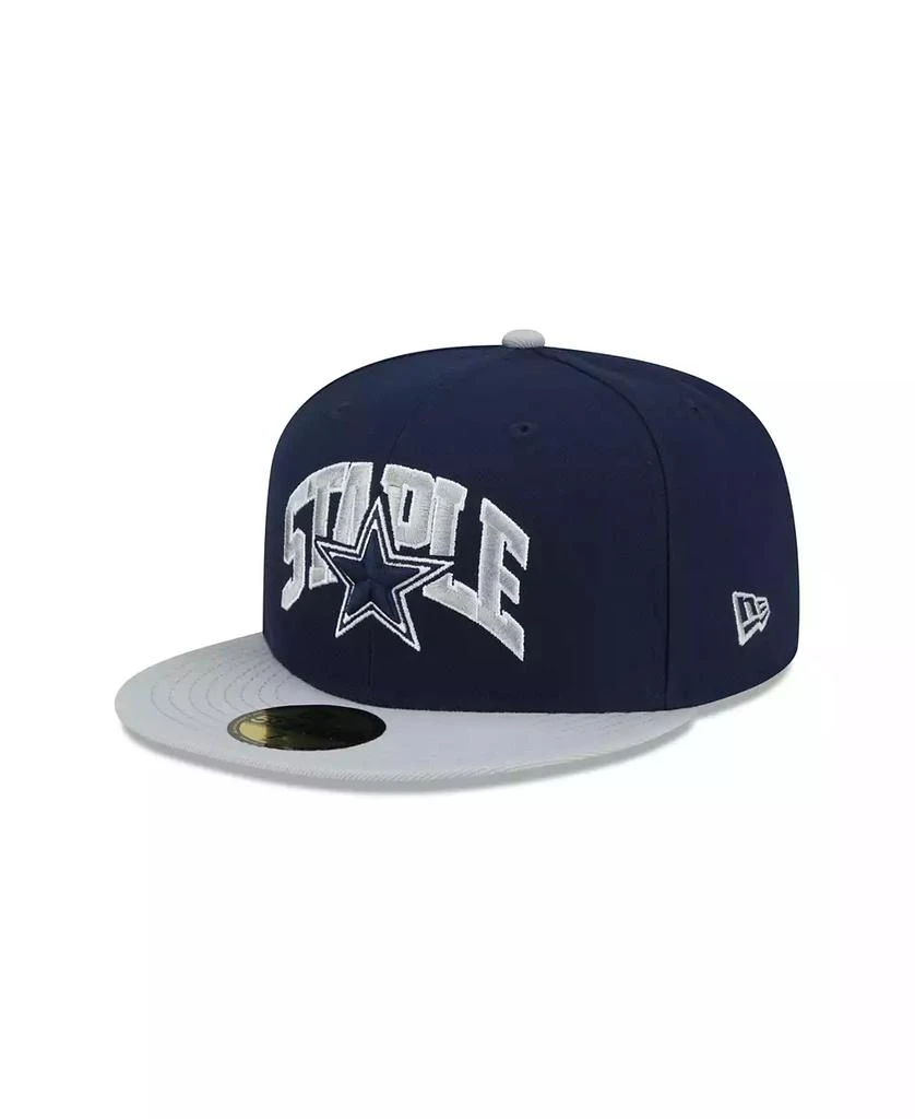 New Era Men's X Staple Navy, Gray Dallas Cowboys Pigeon 59Fifty Fitted Hat 1