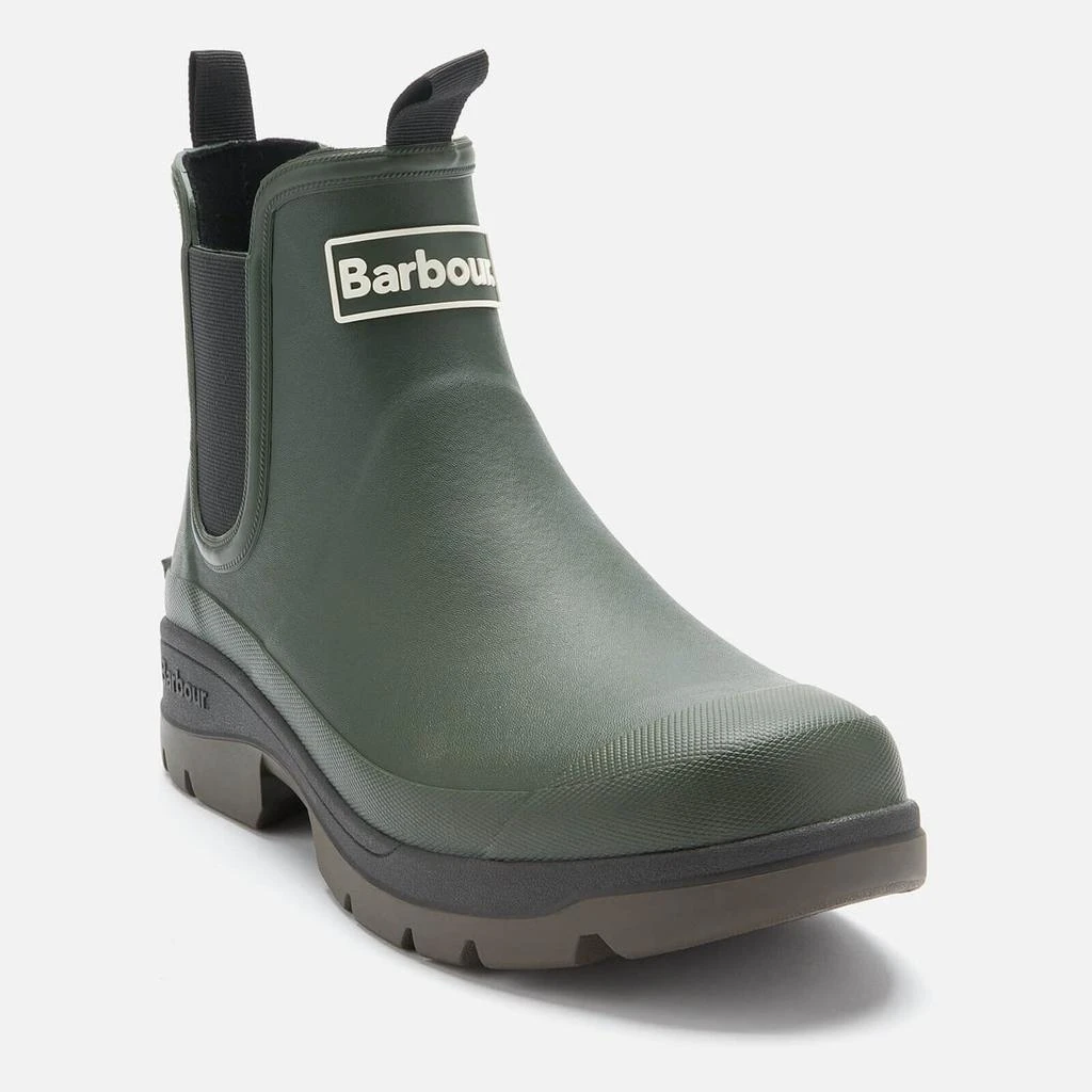 Barbour Barbour Men's Nimbus Rubber Chelsea Boots - Olive 2
