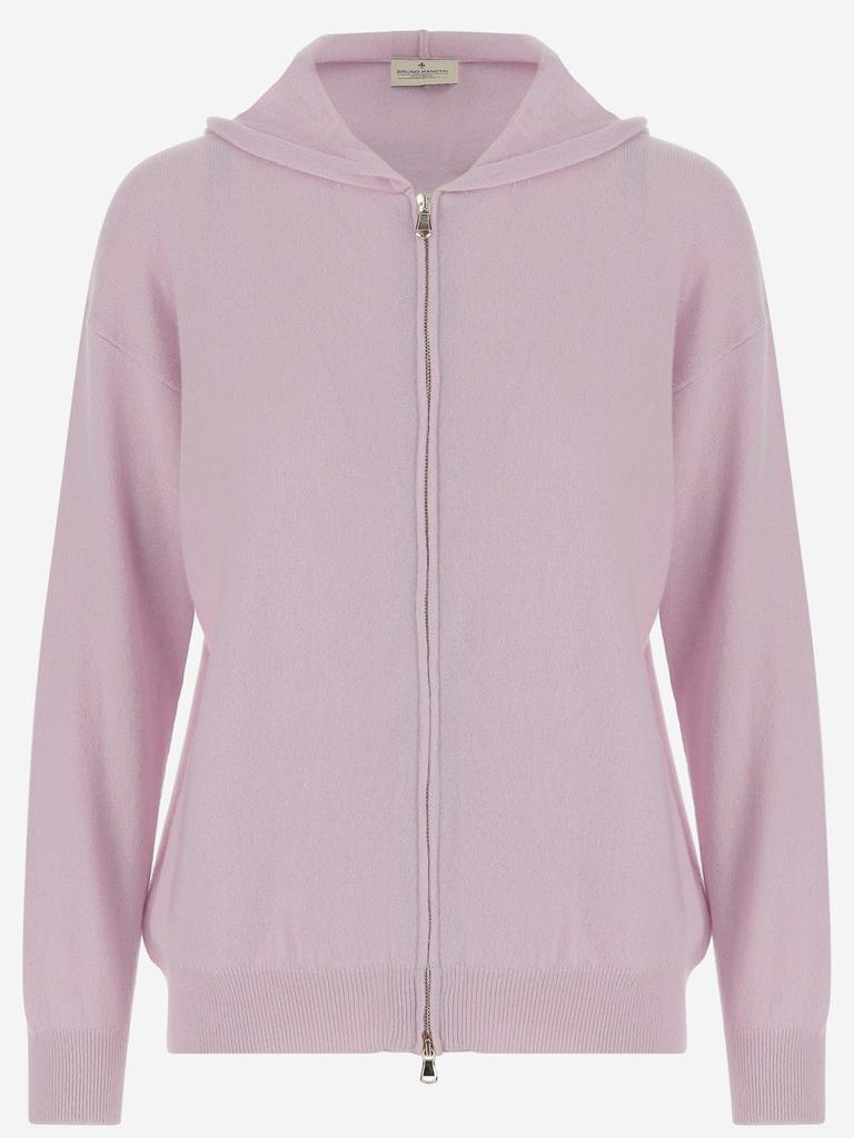 BRUNO MANETTI Bruno Manetti Hooded Zip Sweater
