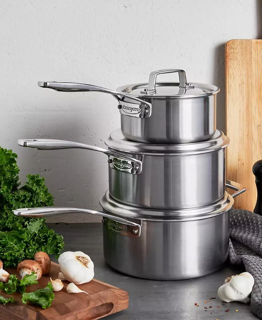 Demeyere Essential 5 Stainless Steel 1.5 Qt. 2-Piece Saucepan with Lid 4