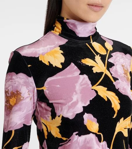 LA DOUBLE J Floral turtleneck top 5