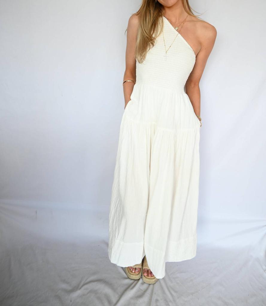 Elan Elan - Elysian Grace One-Shoulder Maxi Dress