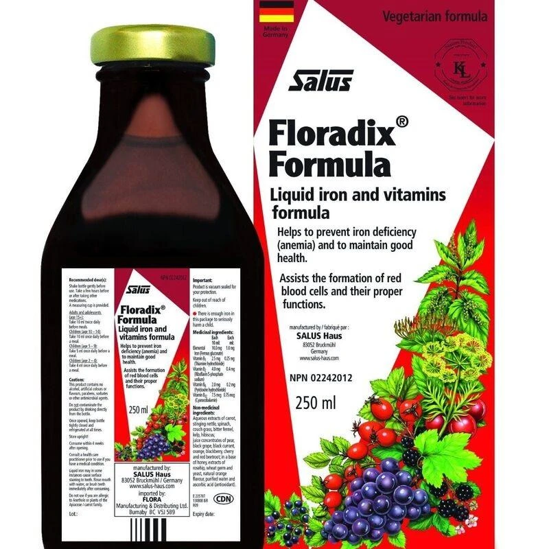 Floradix Floradix - Liquid Iron Formula (250ml) 1