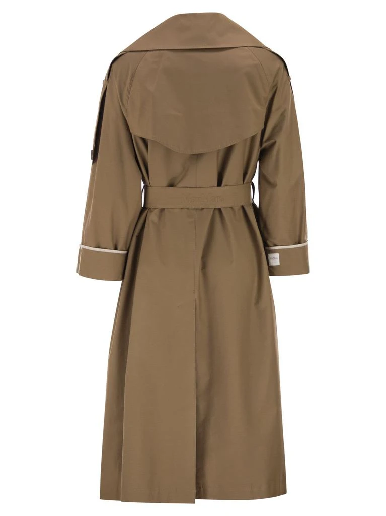 Max Mara Mtcutrench - Trench Coat In Water-Repellent Twill 2
