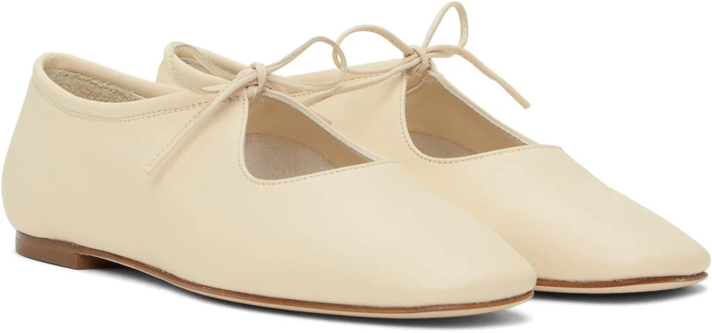 AEYDE Beige Della Ballerina Flats 4