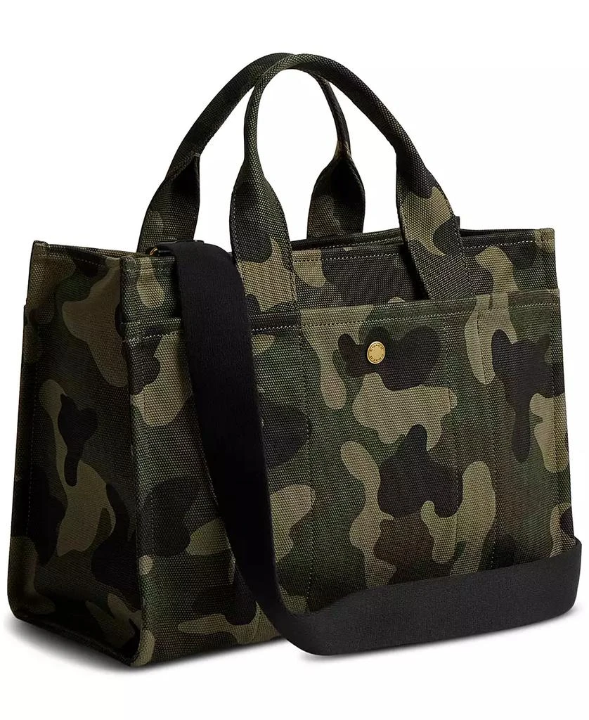 Coach Camo Print Canvas Medium Cargo Tote 4