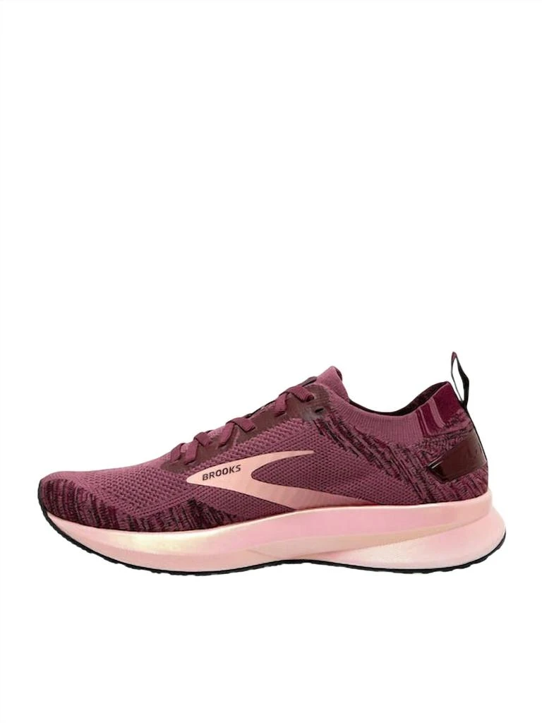 Brooks Women's Levitate 4 Running Shoes In Nocturne/coral/zinfandel 2