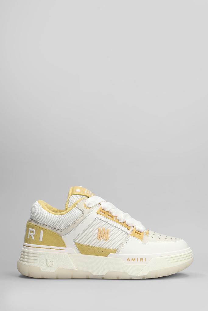 AMIRI Ma1 Sneakers In Beige Leather And Fabric - Casual