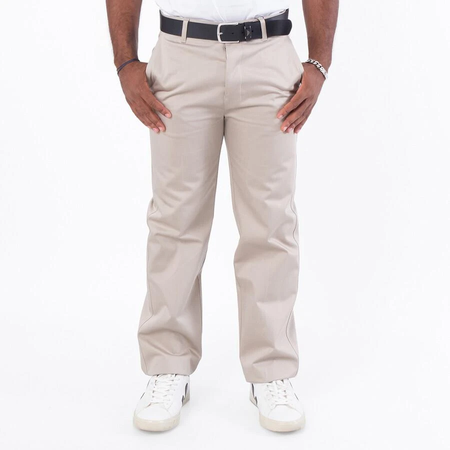 AMI Ami Paris Men's Beige Ami Paris Straight Chino Trousers, Size X-Large