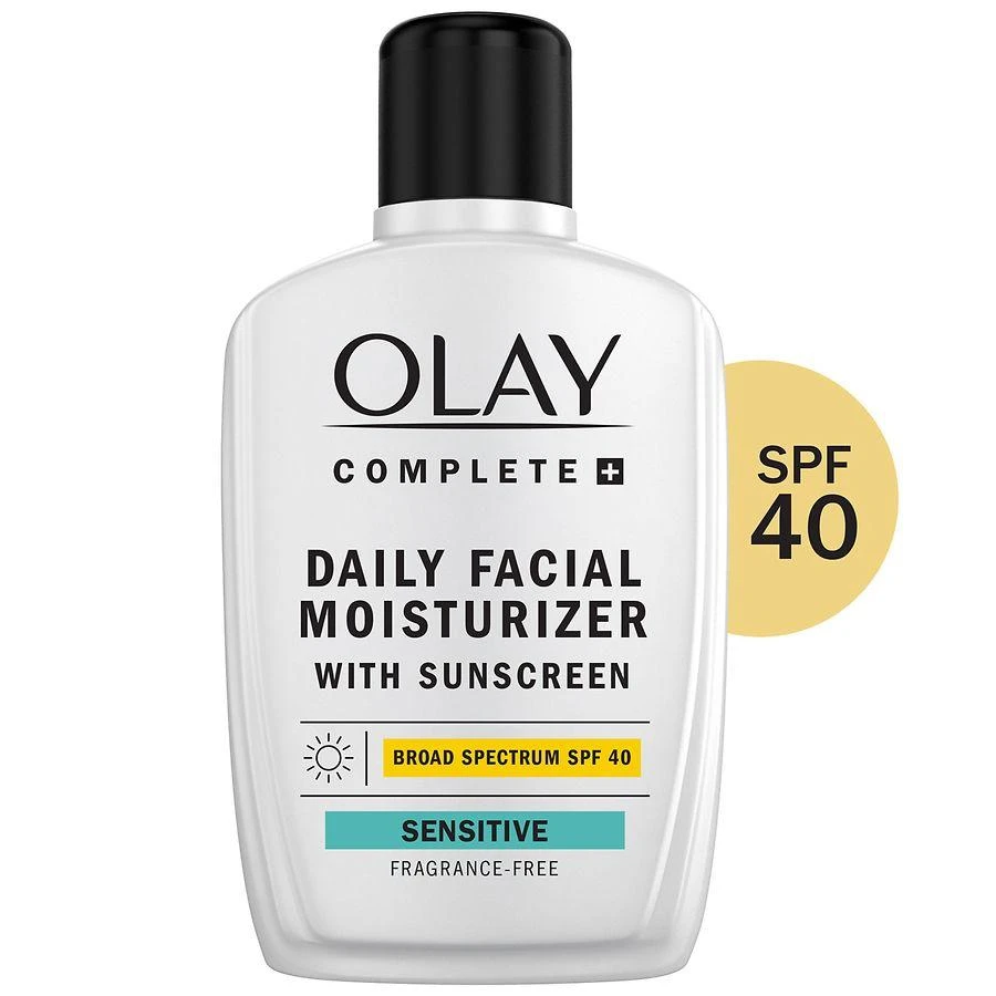 Olay Complete + Daily Facial Moisturizer with Sunscreen SPF 40, for Sensitive Skin No Scent 1