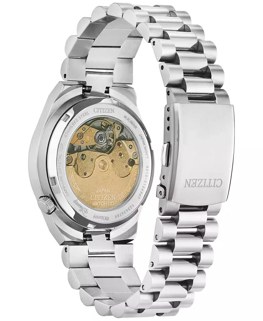 Citizen Men's Automatic Disney Mickey Mouse Stainless Steel Bracelet Watch 40mm 3