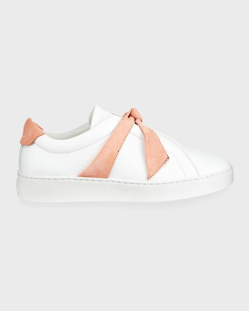Alexandre Birman Clarita Two-Tone Sneakers, White/Pink 1
