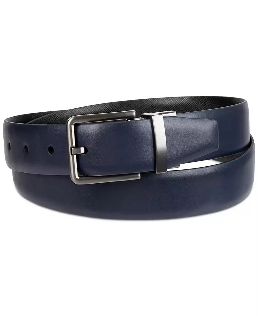 Calvin Klein Men's Reversible Textured Leather Dress Belt, Created for Macy's 7