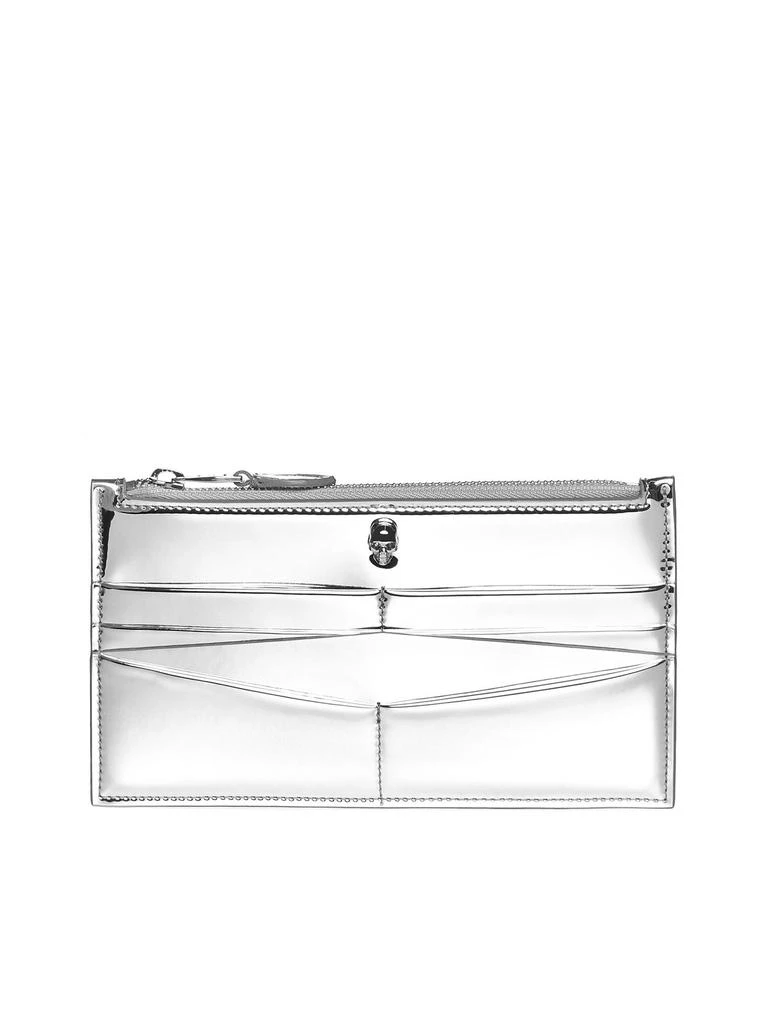 Alexander McQueen Alexander McQueen Metallic Zipped Cardholder 1