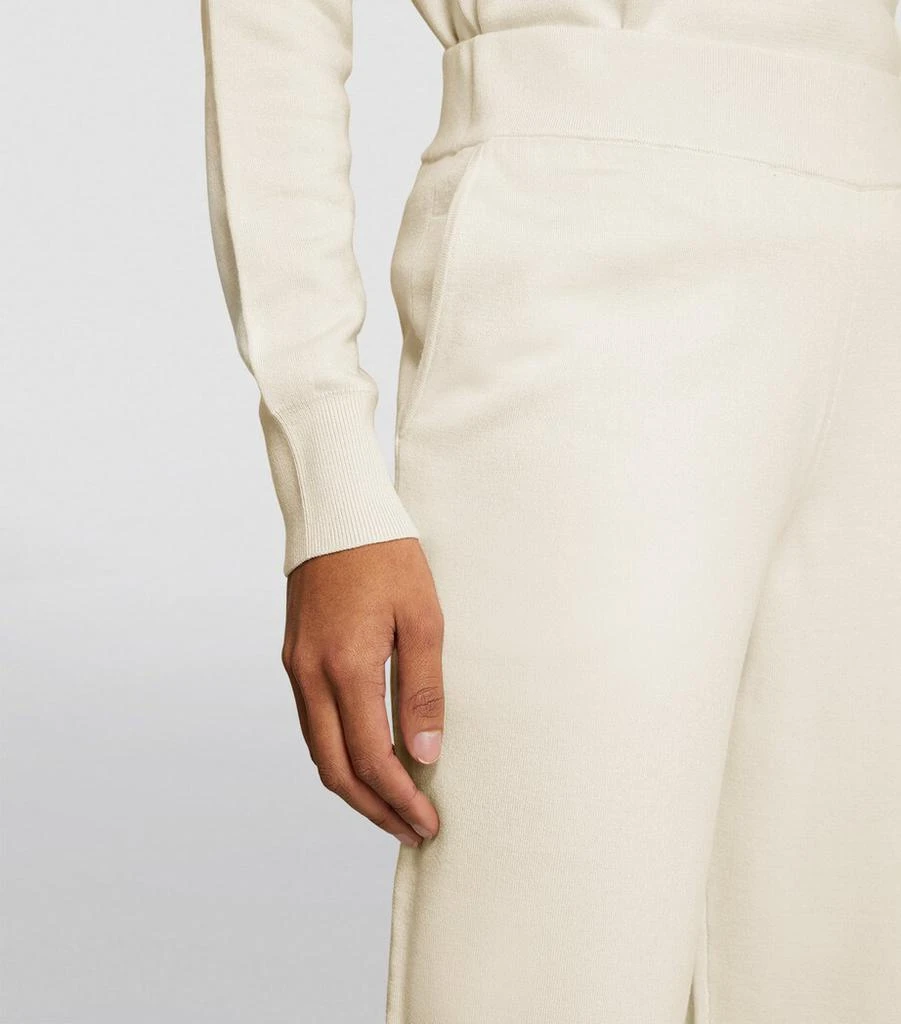 OLIVIA VON HALLE Silk-Blend Carmel Tracksuit 4