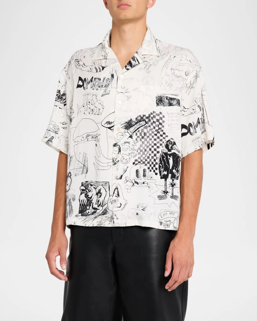 DOMREBEL Men's Silly Camp Shirt 4