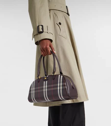 Burberry Highlands coated jacquard tote bag 6