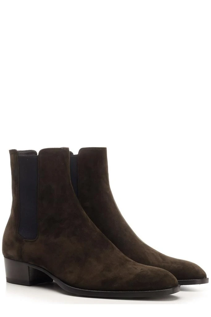 Yves Saint Laurent Saint Laurent Wyatt Block Heel Chelsea Boots 2