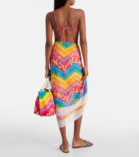 Valentino Valentino Chevron 24 beach cover-up 3