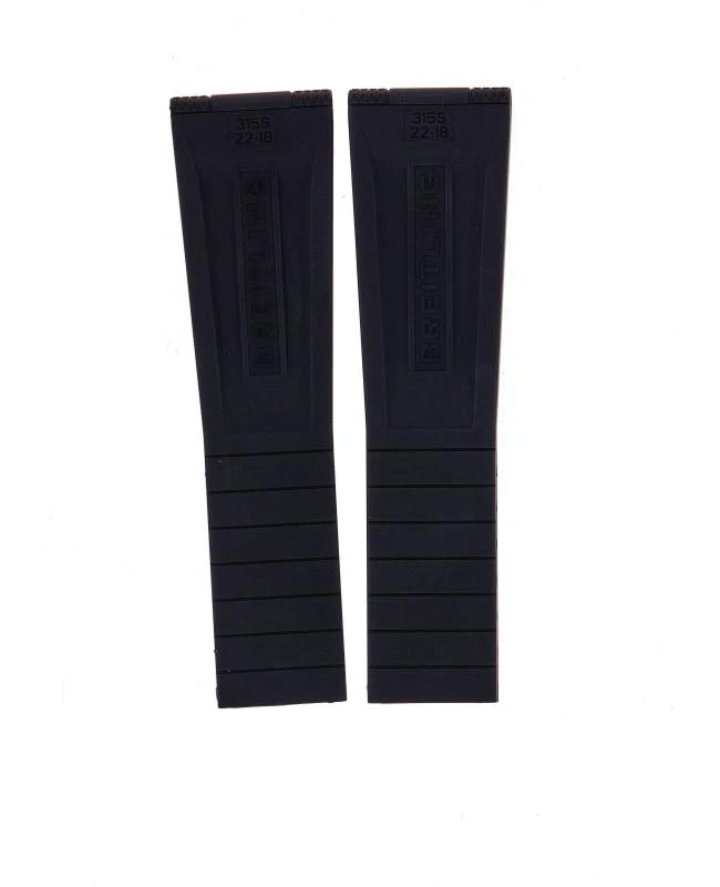 BREITLING Breitling 22-18mm Black Rubber Strap 315S 2