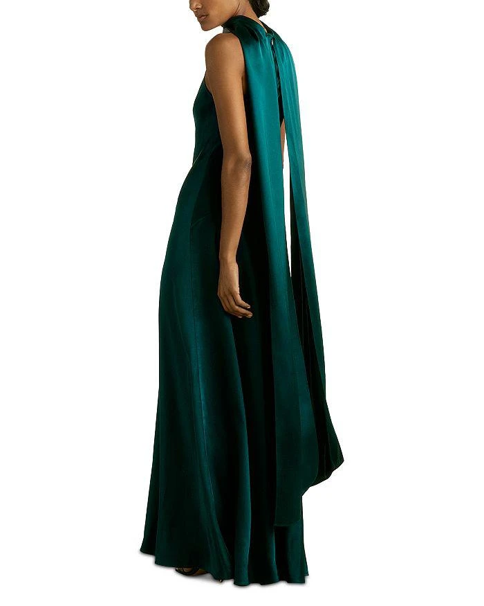 REISS Petites Fae Satin Maxi Dress 2