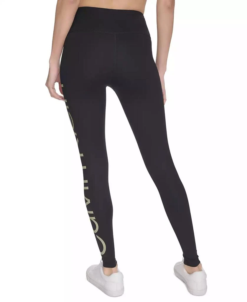 Calvin Klein Women's Active High-Waist Jumbo-Logo Full-Length Leggings 2