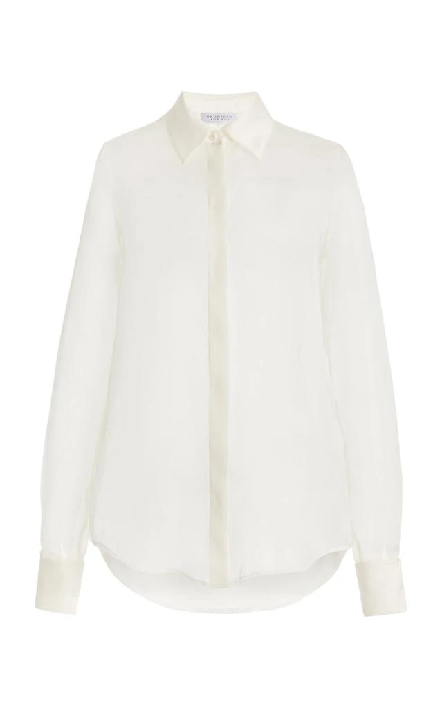 Gabriela Hearst Gabriela Hearst - Horus Sheer Silk Shirt - Ivory - IT 40 - Moda Operandi 1