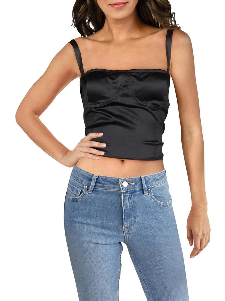 Danielle Bernstein Womens Sweetheart Sleeveless Crop Top 5