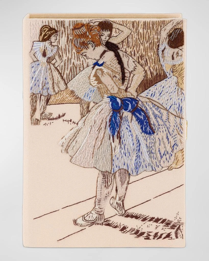Olympia Le-Tan Degas Ballerina Nacre Book Clutch Bag 1