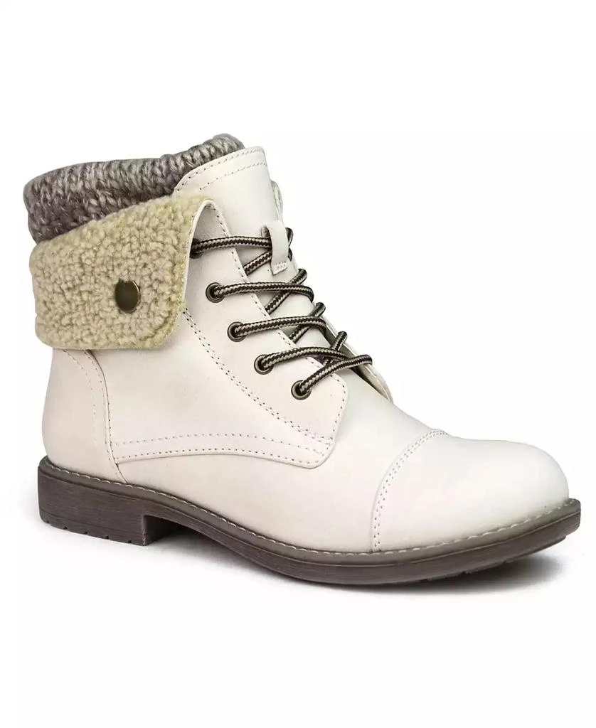 White Mountain Women's Duena Lace-Up Hiker Booties 1