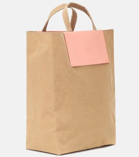 Acne Studios Medium leather-trimmed nylon tote 4