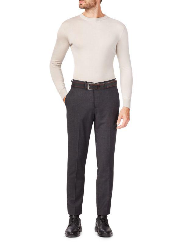 Allen Edmonds Nashua Contrast Leather Belt