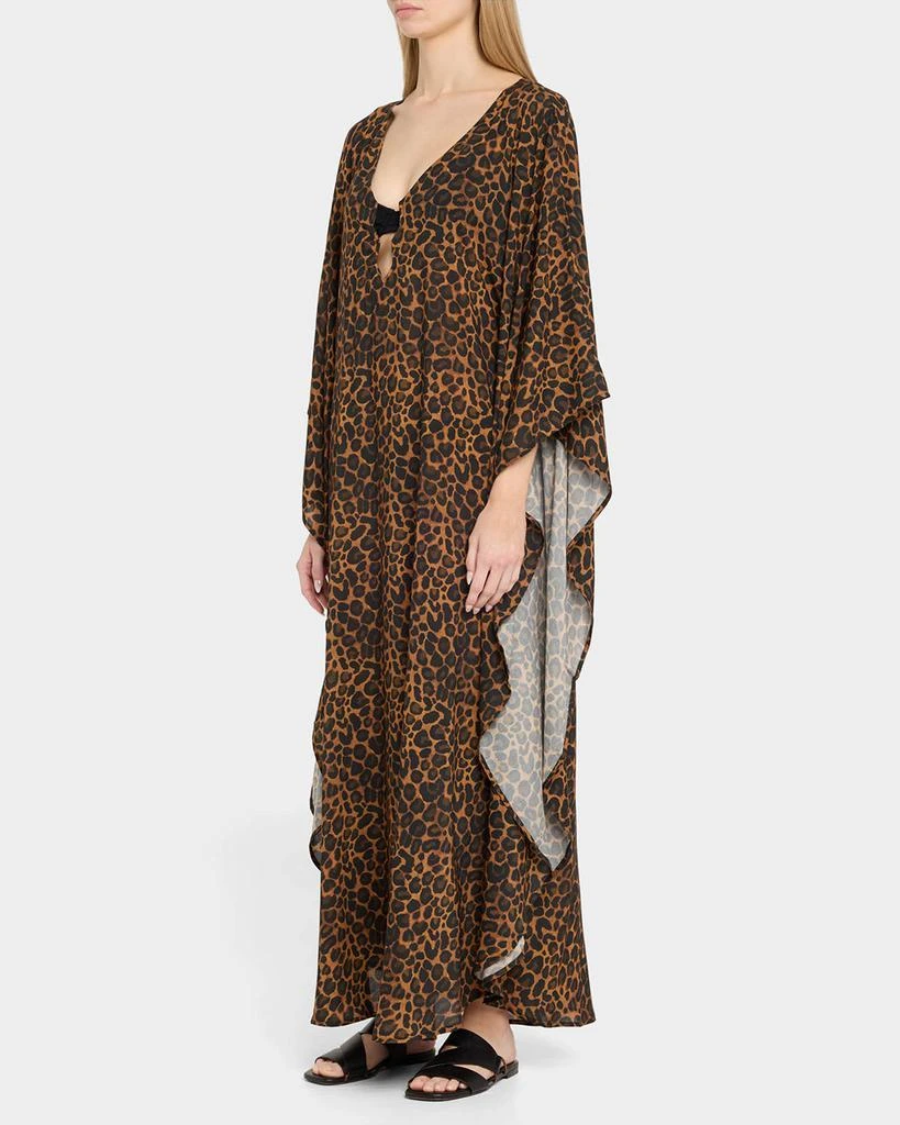 Fisch Thalassa Leopard-Printed Caftan Coverup 4