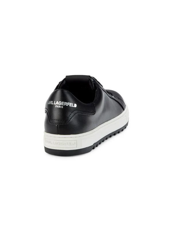 Karl Lagerfeld Paris Sawtooth Leather Sneakers 3