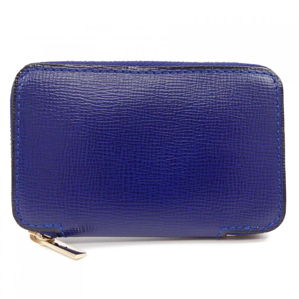 VALEXTRA Leather Coin Purse/Coin Case (Pre-Owned)